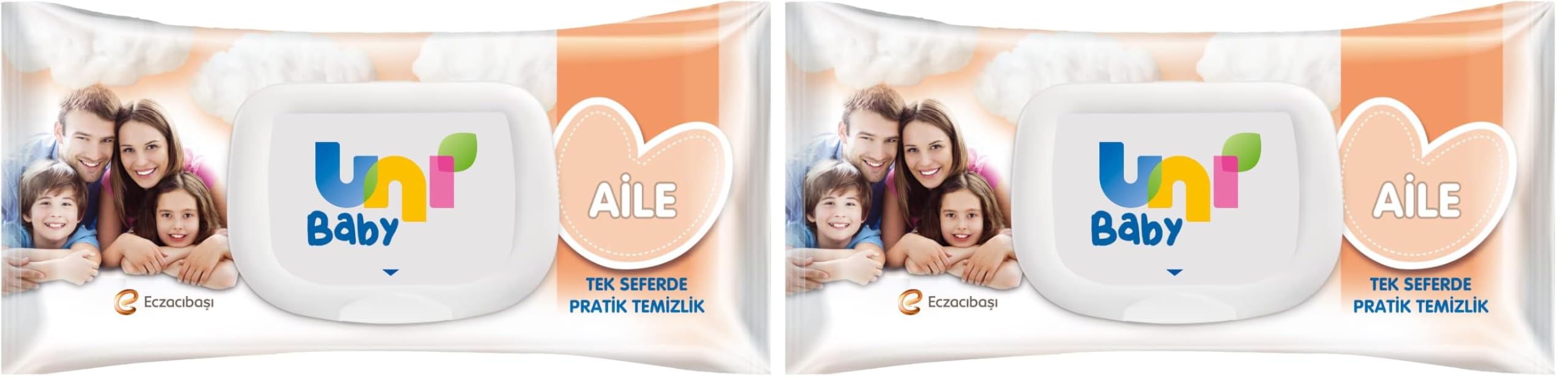 Uni Baby Aile Islak Mendil 12x90 1080 Yaprak (2 paketi)