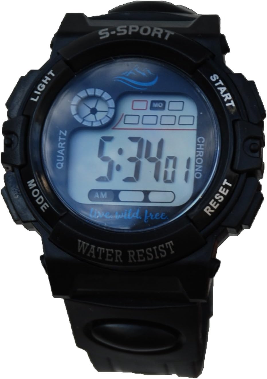 Best Water Resistant Outdoor Digital Men's Multi-Function Sports Watch by LiveWildFree