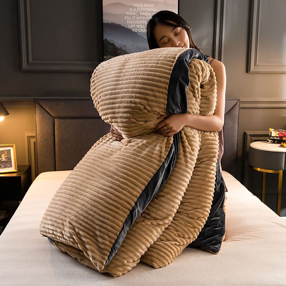 Peluche housse de couette douce fini les nuits froides grâce à sa matière respirante