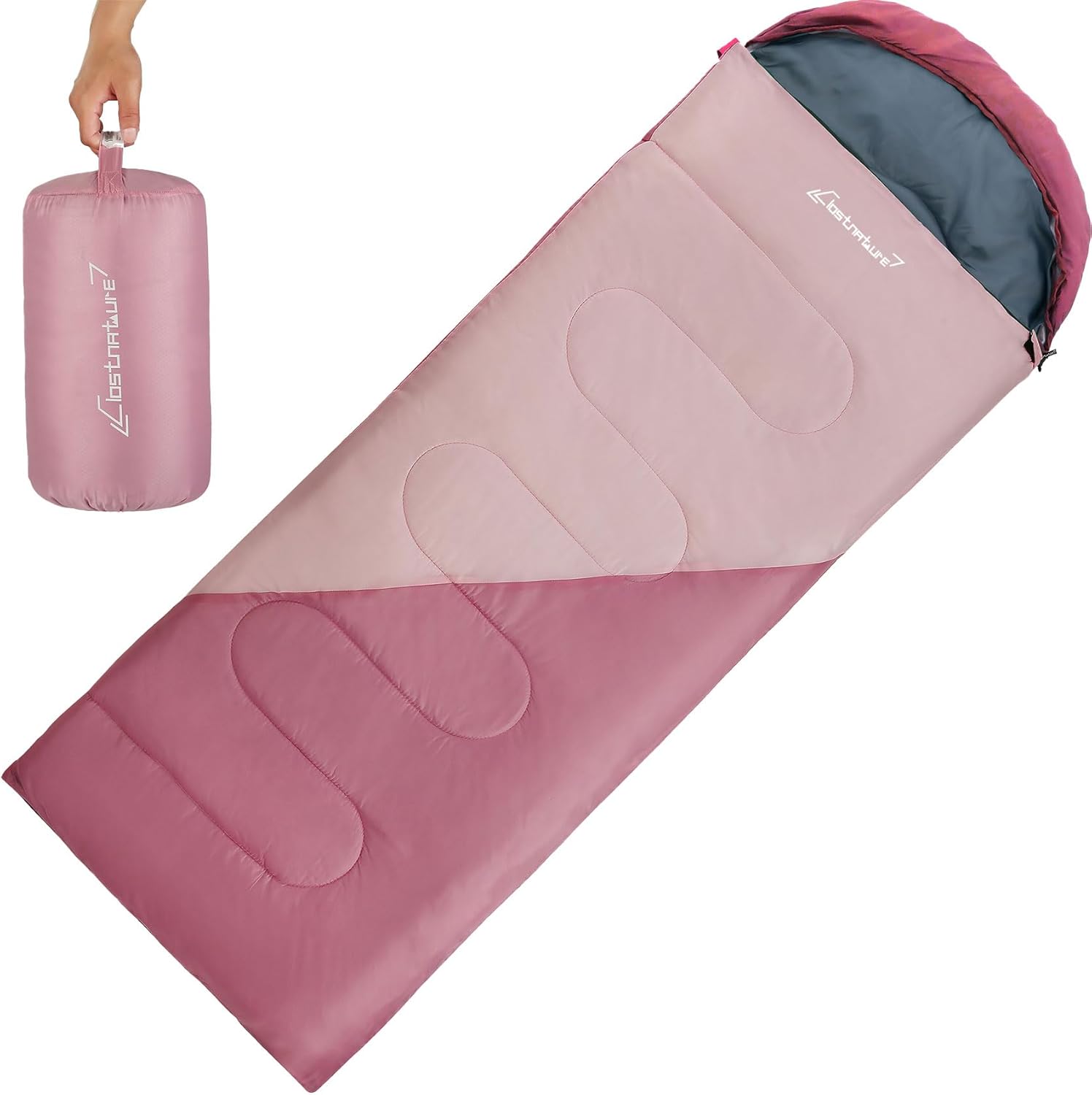 Clostnature Sleeping Bag for Adults and Kids – Lightweight Camping Sleeping Bag for Girls, Boys, Youths, Ultralight Backpacking Sleeping Bag for Cold Weather – Compression Sack Included(Left Zipper) Clostnature Sleeping Bag for Adults and Kids – Lightweight Camping Sleeping Bag for Girls, Boys, Youths, Ultralight Backpacking Sleeping Bag for Cold Weather – Compression Sack Included(Left Zipper)