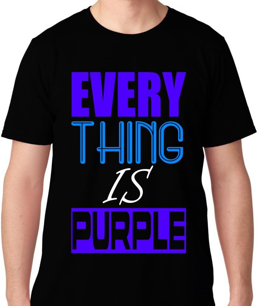 FTD Apparel Men's Everything is Purple Hip Hop Rap Tank Top