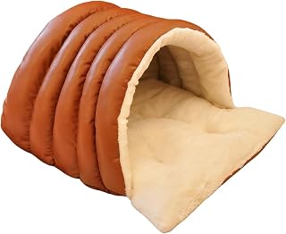 Cat Cave Bed, Removable Washable Bed for Small Dogs, Waterproof Semi-Enclosed Pet Sleeping Nest for Small Medium Large Puppy Kitten Home Outdoor Living Room Garden