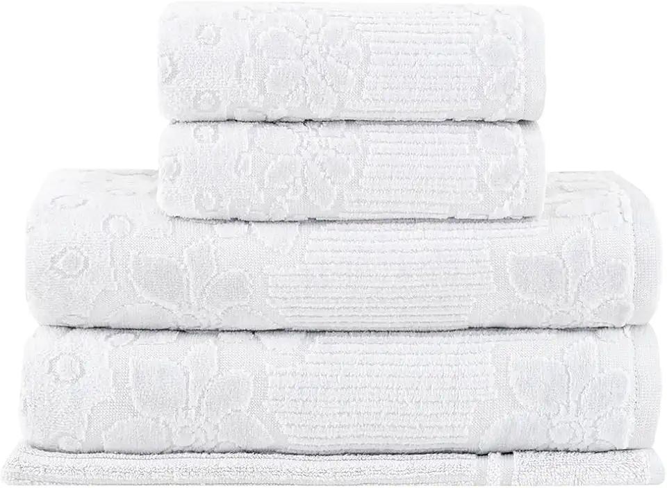 Buddemeyer Jogo de Toalhas Lollipop Banho Cinza 2 Peças