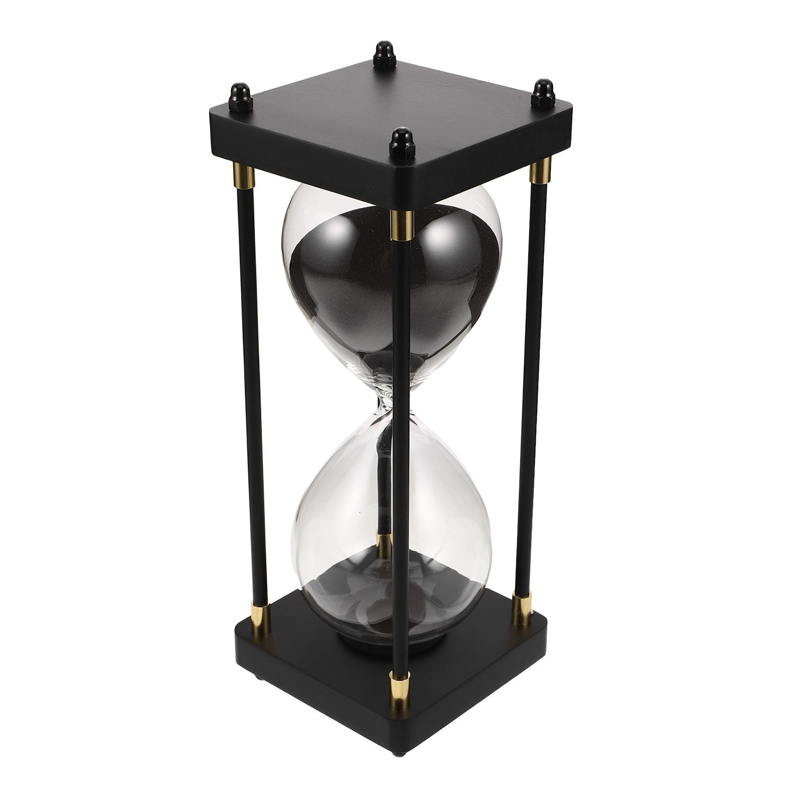 Reloj de arena de vidrio vintage Gatuida con temporizador preciso