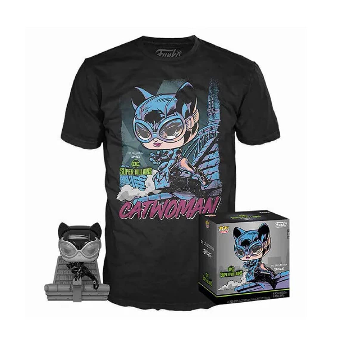 Funko Pop Catwoman DC Jim Lee et T-Shirt L pour un style geek au quotidien - 2