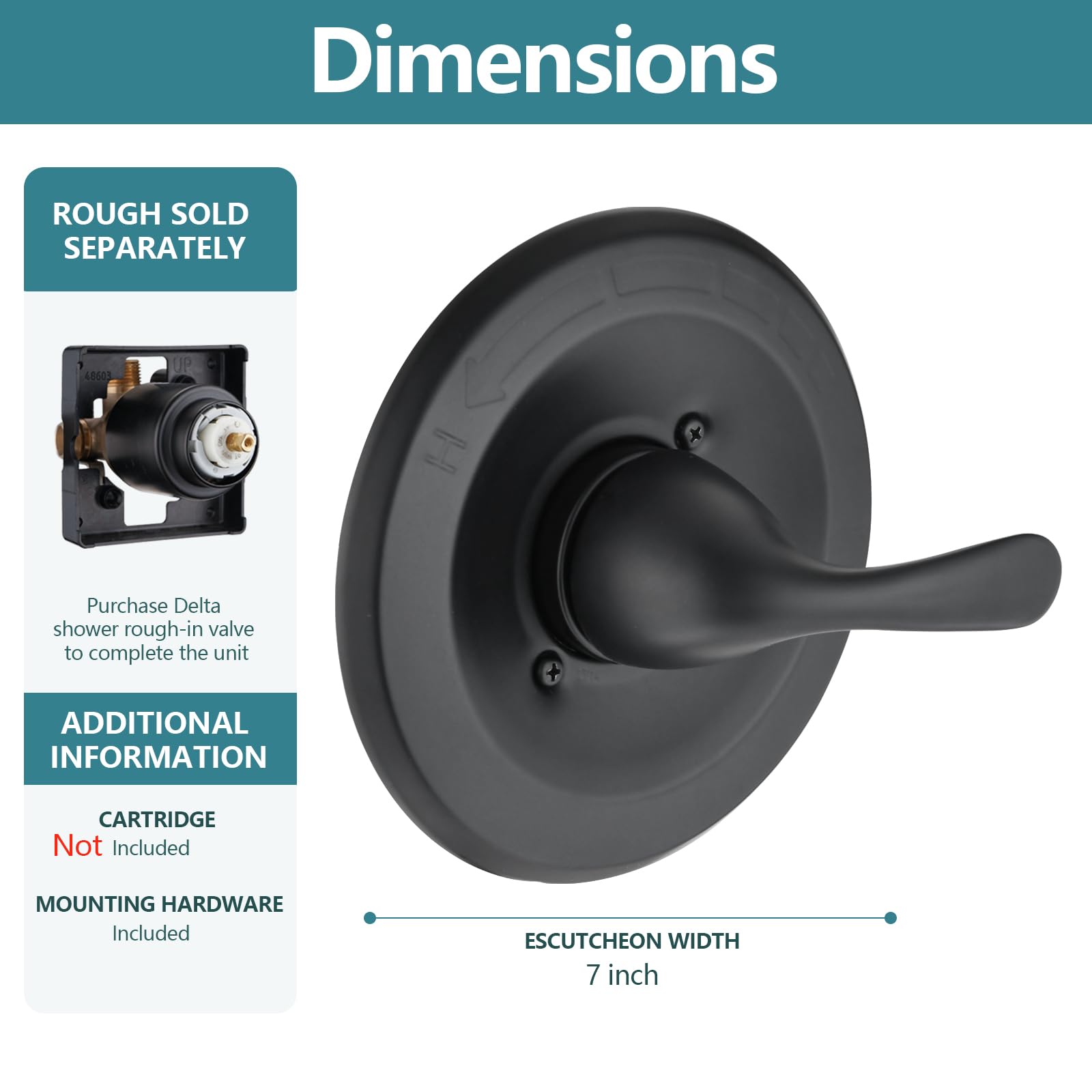 Delta 1400 Series Trim Kitnull