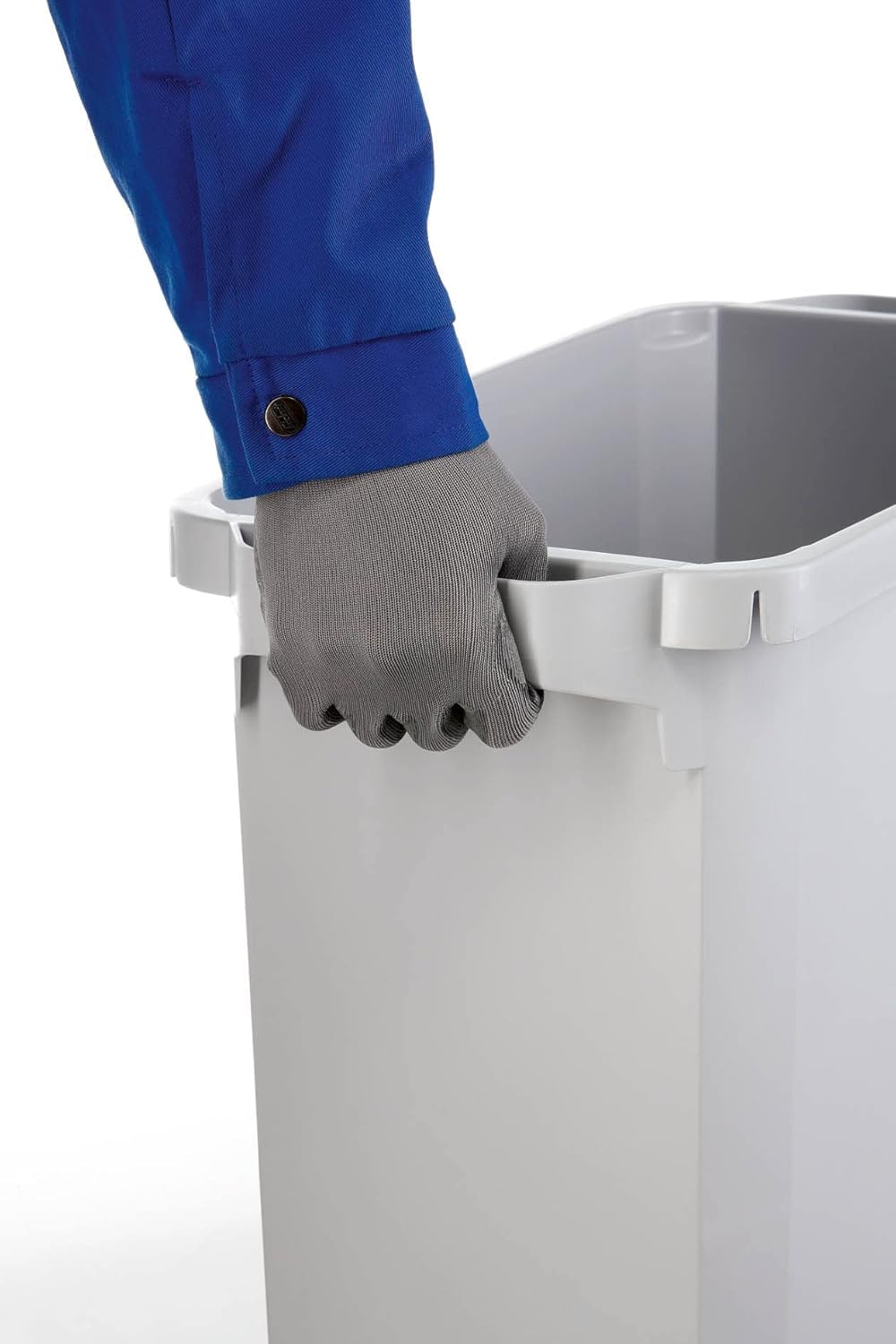 Durable Poubelle Durabin Eco 1800503050 avec poignées de transport Gris 60 l