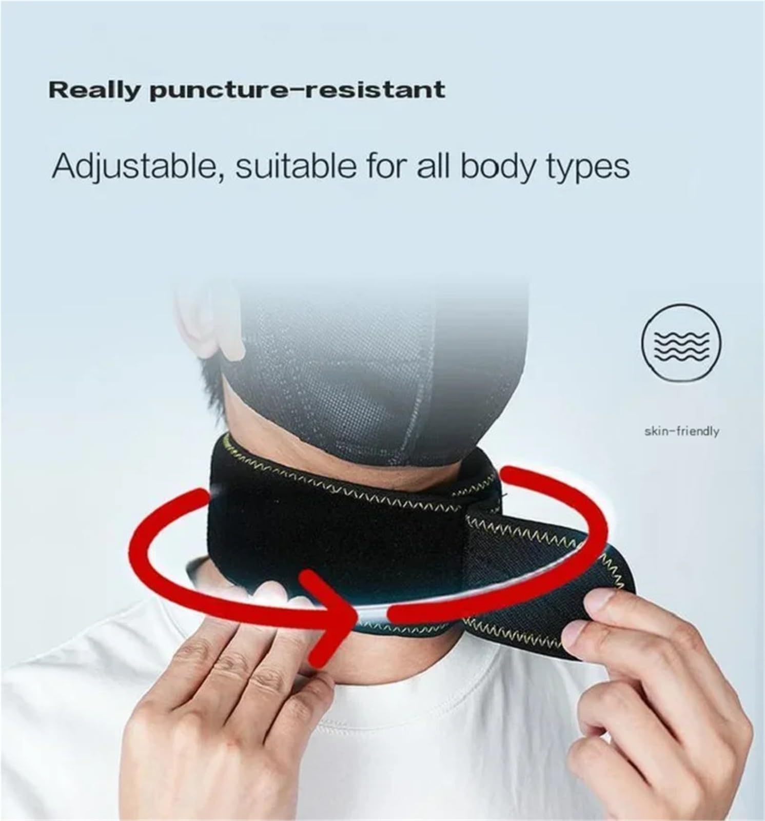 Guantes de Corte, Protector cervical de nivel 5 contra puñaladas for autodefensa, seguridad, trabajo al aire libre, profesional, resistente a cortes y perforaciones
