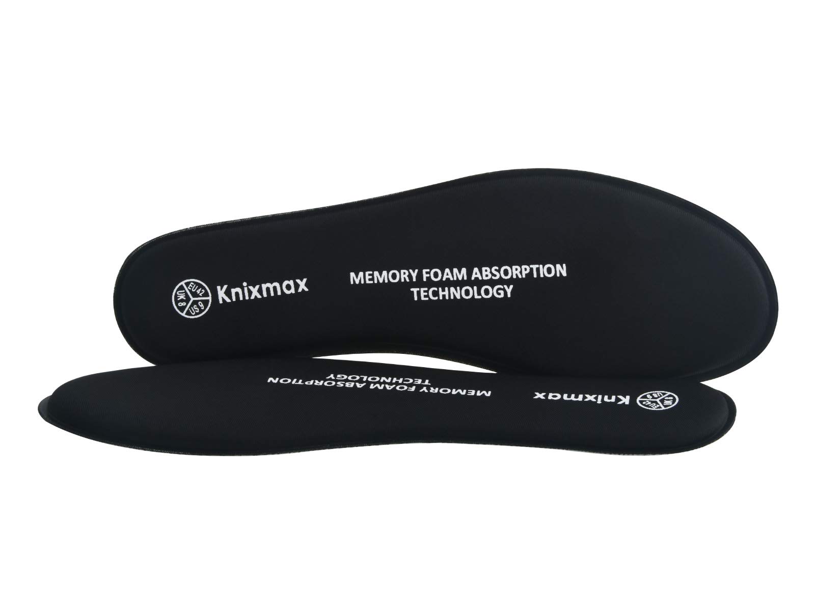 Knixmax Donna Uomo Solette in Memory Foam Inserti per Scarpe Comfort Assorbimento degli urti Imbottitura per il Supporto del Piede Suole Interne