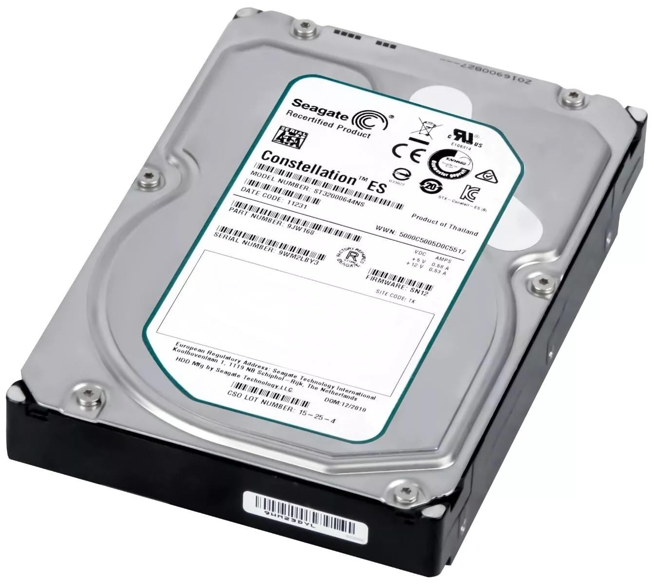 Seagate Constellation ES 2TB (2000GB) Hard Disk Drive (HDD