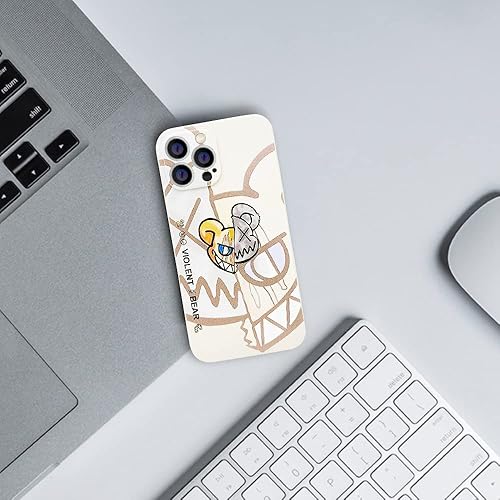 Miniatura 2 de Funda para iPhone 12 Pro, diseño de calavera de anime, diseño de tiburón y oso de dibujos animados, funda protectora de TPU de silicona suave para