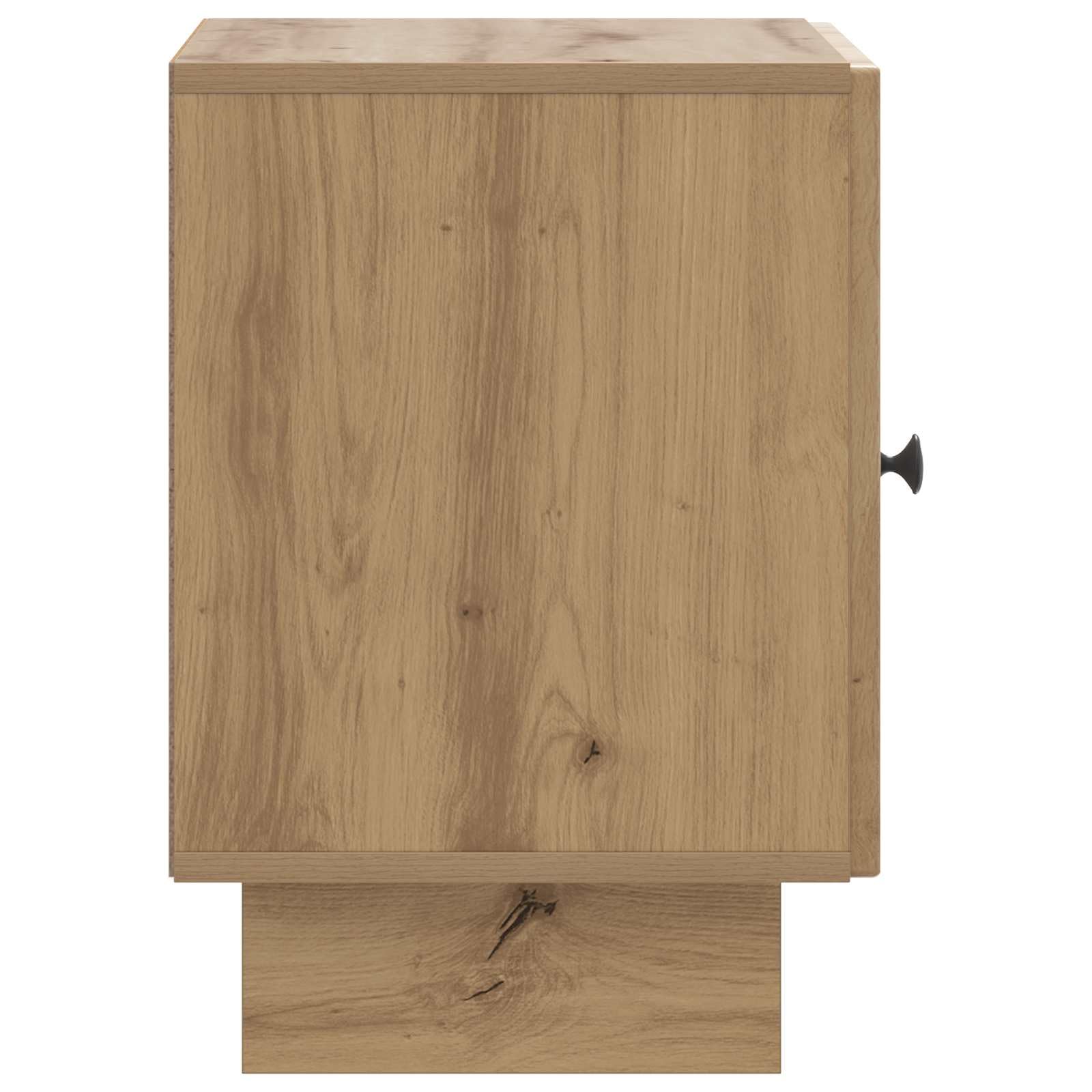Madera vintage mesita de noche roble artisan 43 x 34 5 x 50 cm marrón