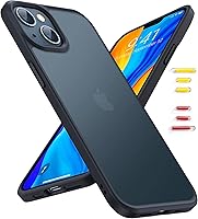 Vista 1 de TORRAS Funda diseñada a prueba de golpes para iPhone 13 Mini, protección militar contra caídas de 10 pies, parte trasera translúcida