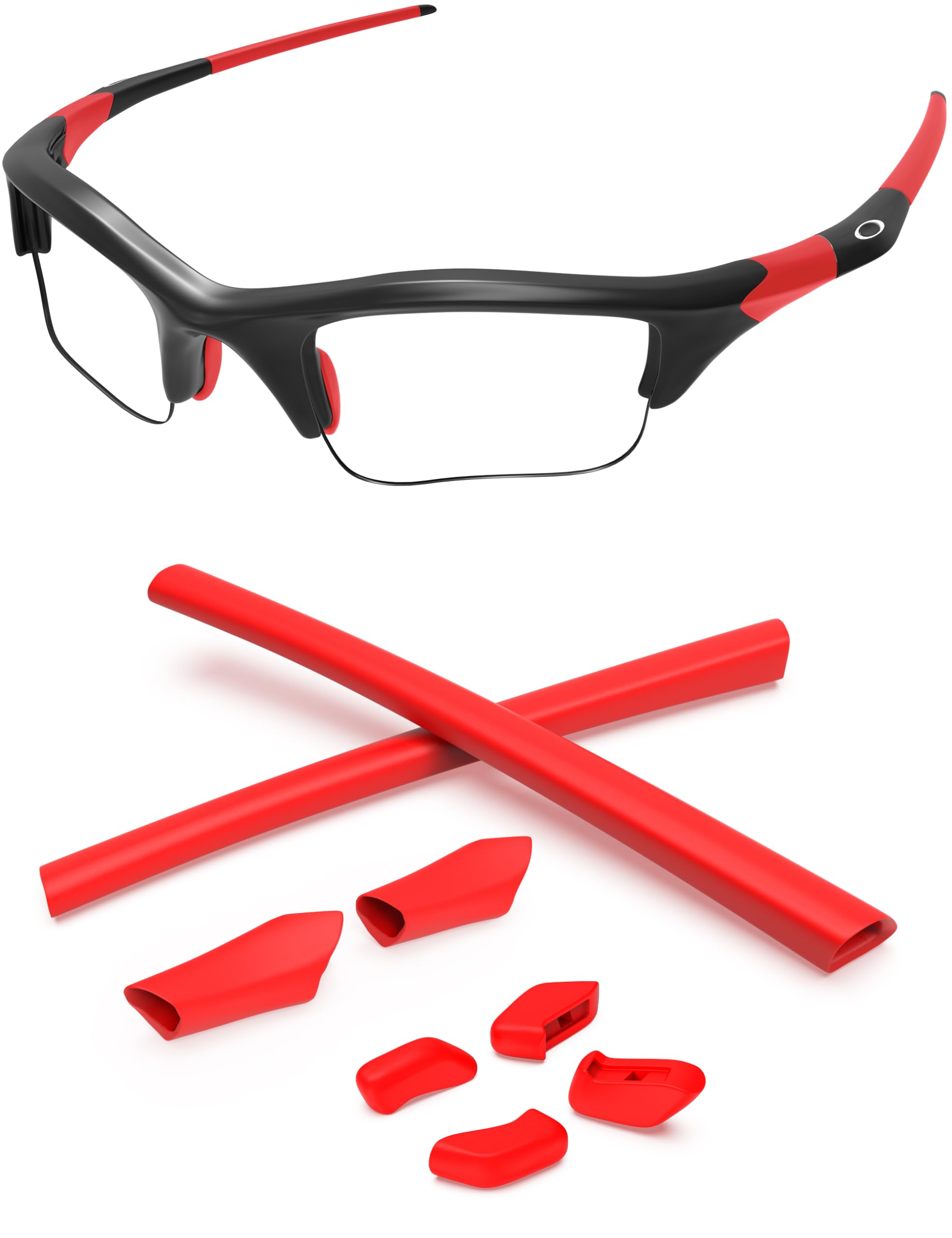 Replacement Nose Pieces &amp; Ear Socks Rubber Kits for Oakley Half Jacket/Half Jacket XLJ