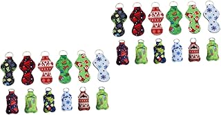 فوميز. 24 قطعة من اغطية زجاجات اليد واحمر الشفاه، حافظة واقية من النيوبرين، غطاء احمر شفاه من النيوبرين، حامل احمر الشفاه