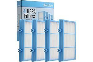 DerBlue 4pcs Replacement HEPA Filters for Holmes AER1 Type Total Air Filter