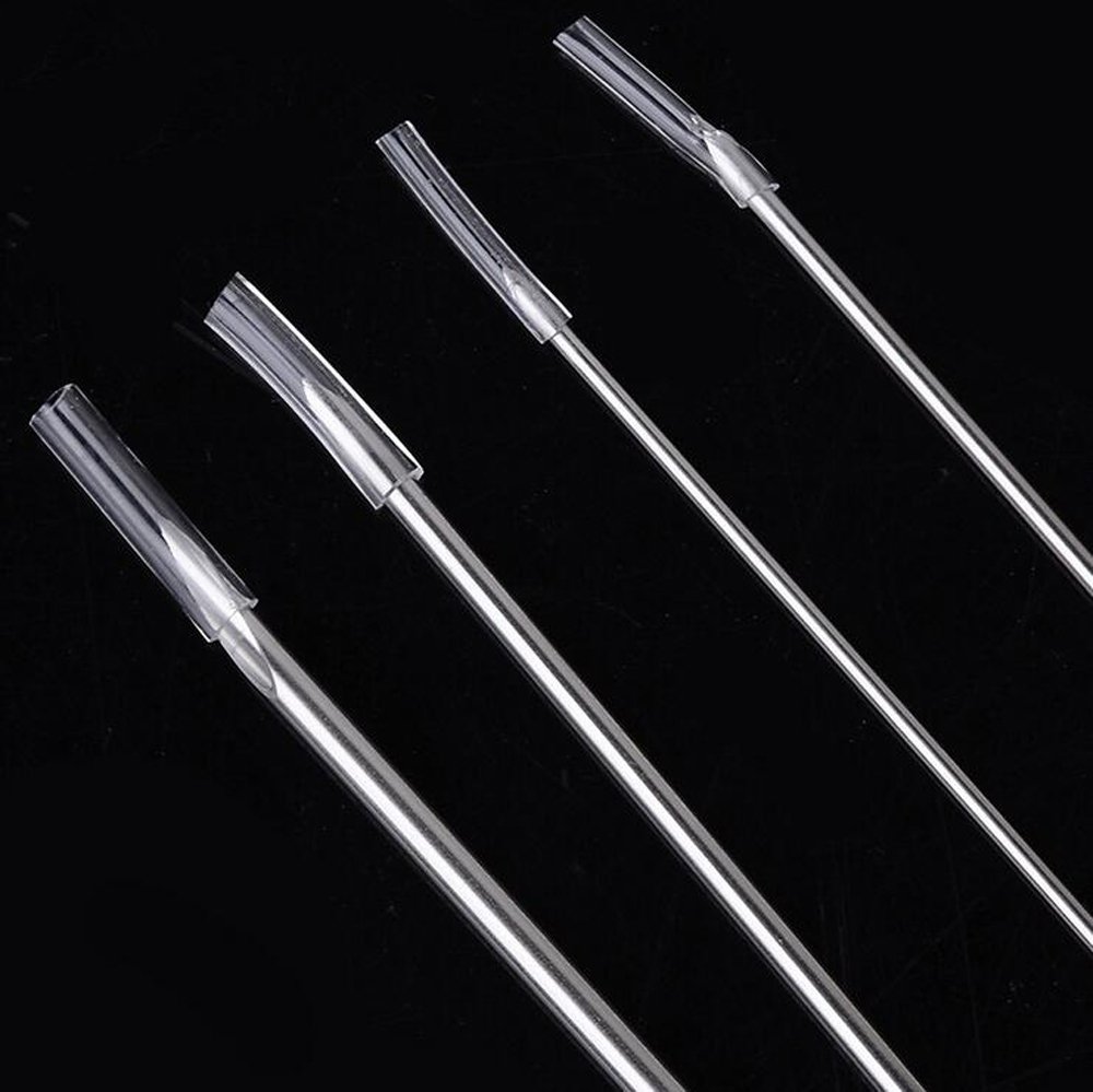 5 szt. igły do piercingu uszu - ciało/nos/pępka/sutków perforujące igły narzędzie do piercingu z pakietem niezależności (16 G)