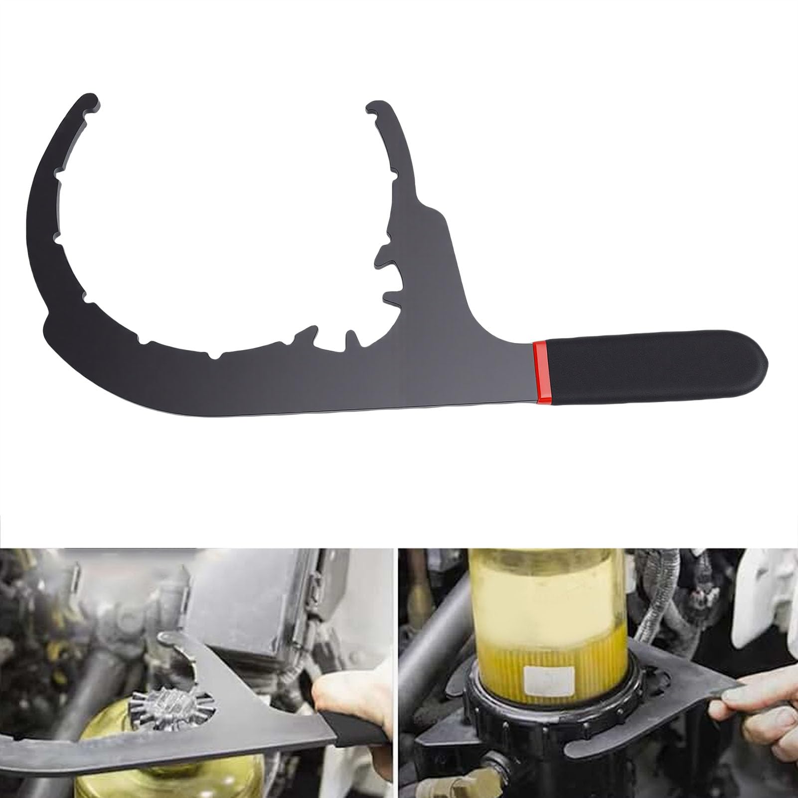 clé de filtre à carburant 61110 métal 6in 2in outil de retrait de filtre à huile remplacement pour Paccar