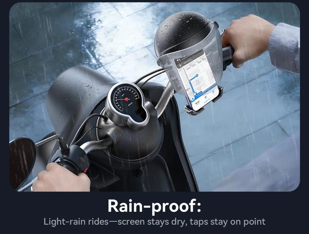 Support Téléphone Vélo Moto Imperméable Cadre Avant Universel Smartphone