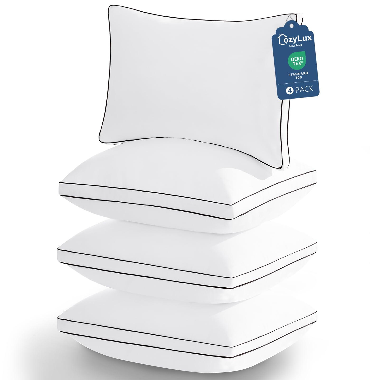 CozyLux Queen 4-Pack Pillow