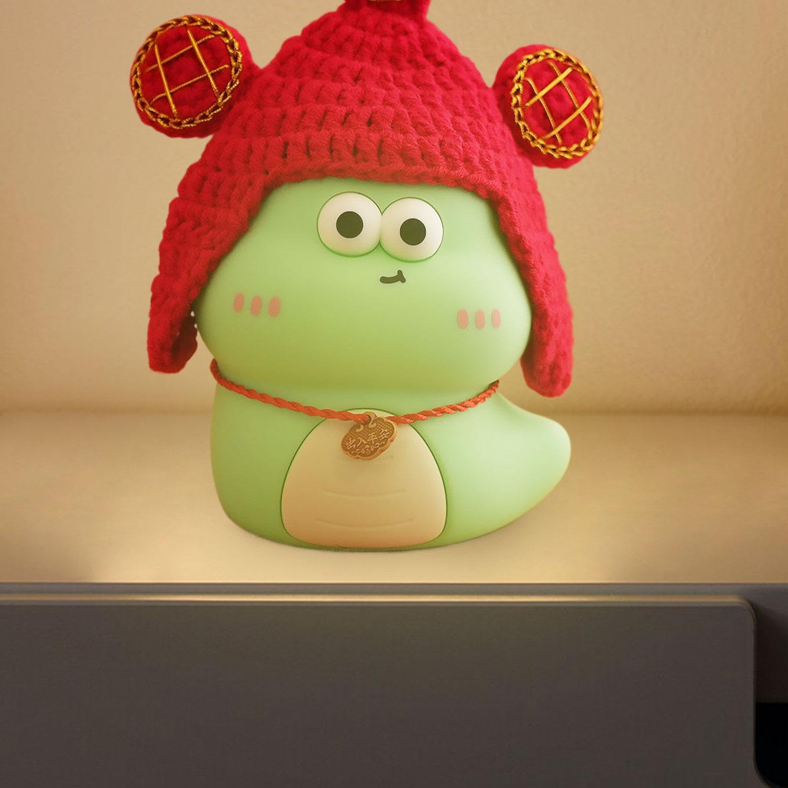 Luz nocturna LED de luz suave bebés y niños muy pequeña Recargable Y Para | La Serpiente Adorable Portátil Con Batería Y Sensor Táctil Para Dormitorio, Bebé, Lactancia Nocturna