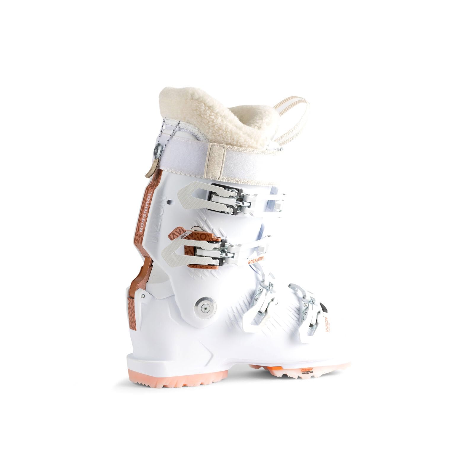 Rossignol - Scarpe Da Sci Vizion 4b Pro 100 W Gw Bianca Donna - Donna - Dimensione 100 - Bianco