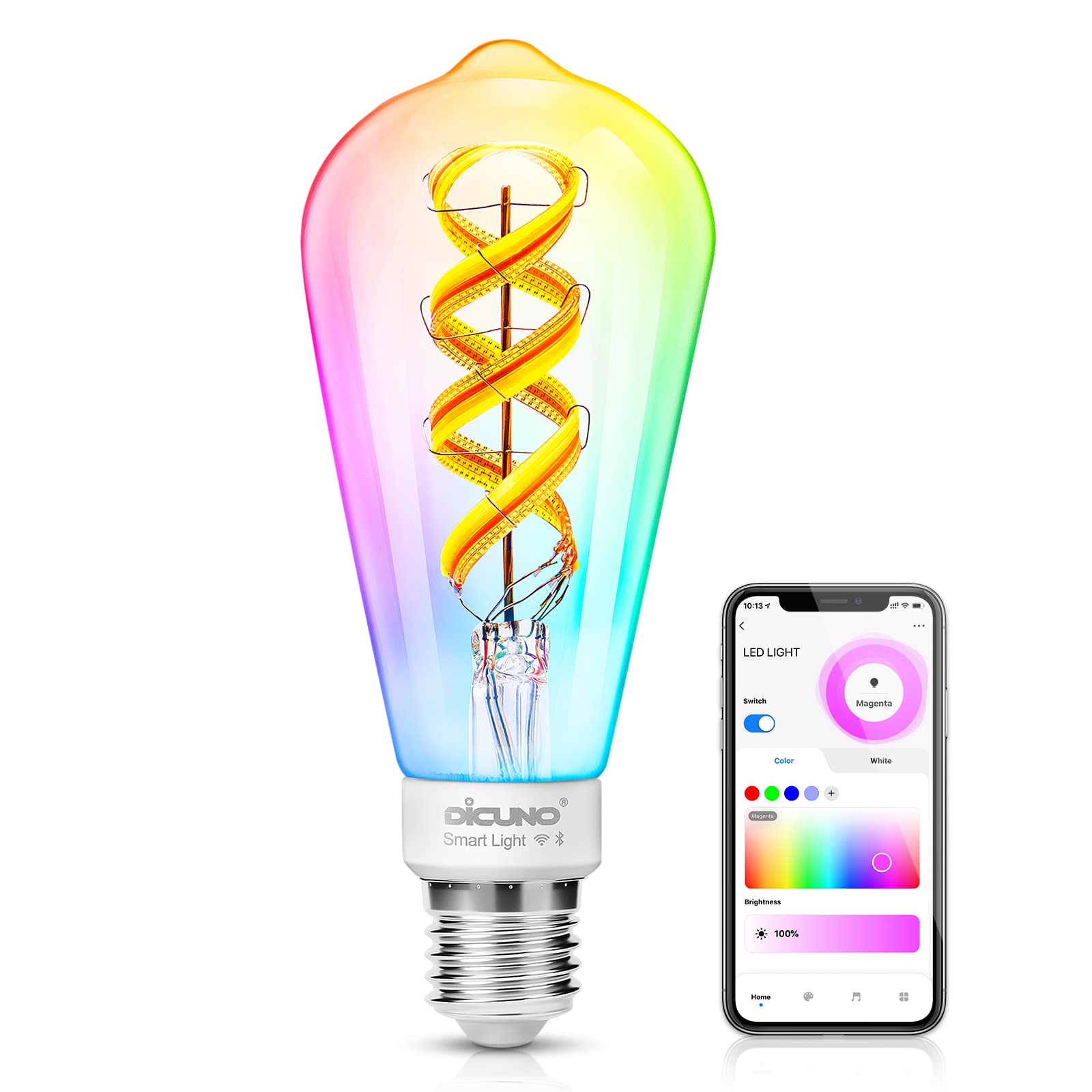 Amazon | DiCUNO スマート電球 E26口金 LED電球 5W 50W形相当