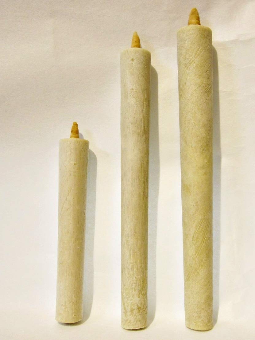 Amazon｜茶道具 茶事 夜咄 和ローソク 中 18.5㎝ 膳燭用｜仏前ろうそく