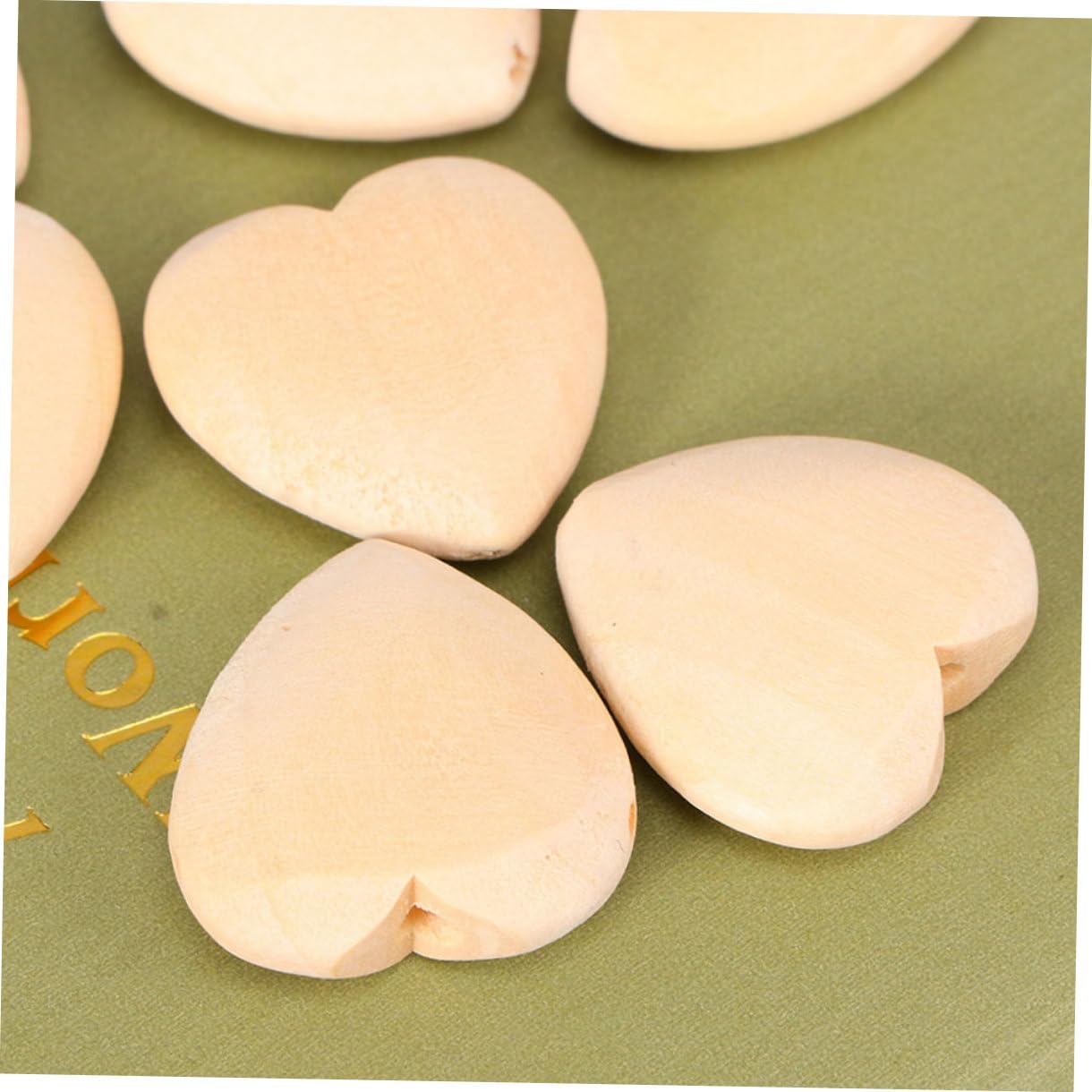 ABOOFAN 200stücke Unbehandelte Holzherzperlen Für Schmuckherstellung Herzform Bastelmaterial Für Valentinstag Deko Und Naturmaterialien Für Kreative Projekte