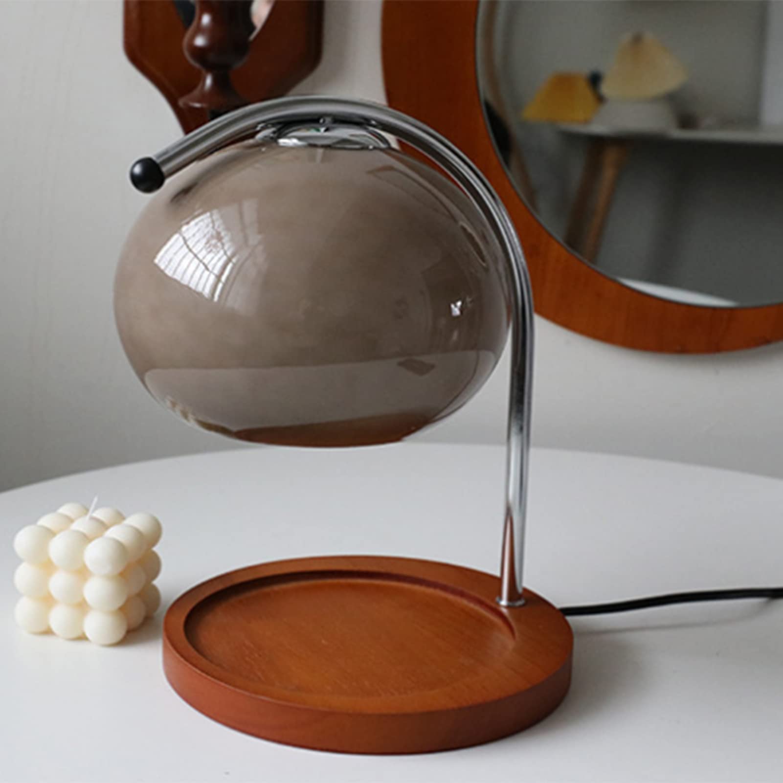 Lampe chauffe-bougie à intensité variable, de Noël ou d'anniversaire pour femmes et mères, de pendaison de crémaillère pour les nouvelles maisons, décoration de bougies (2)