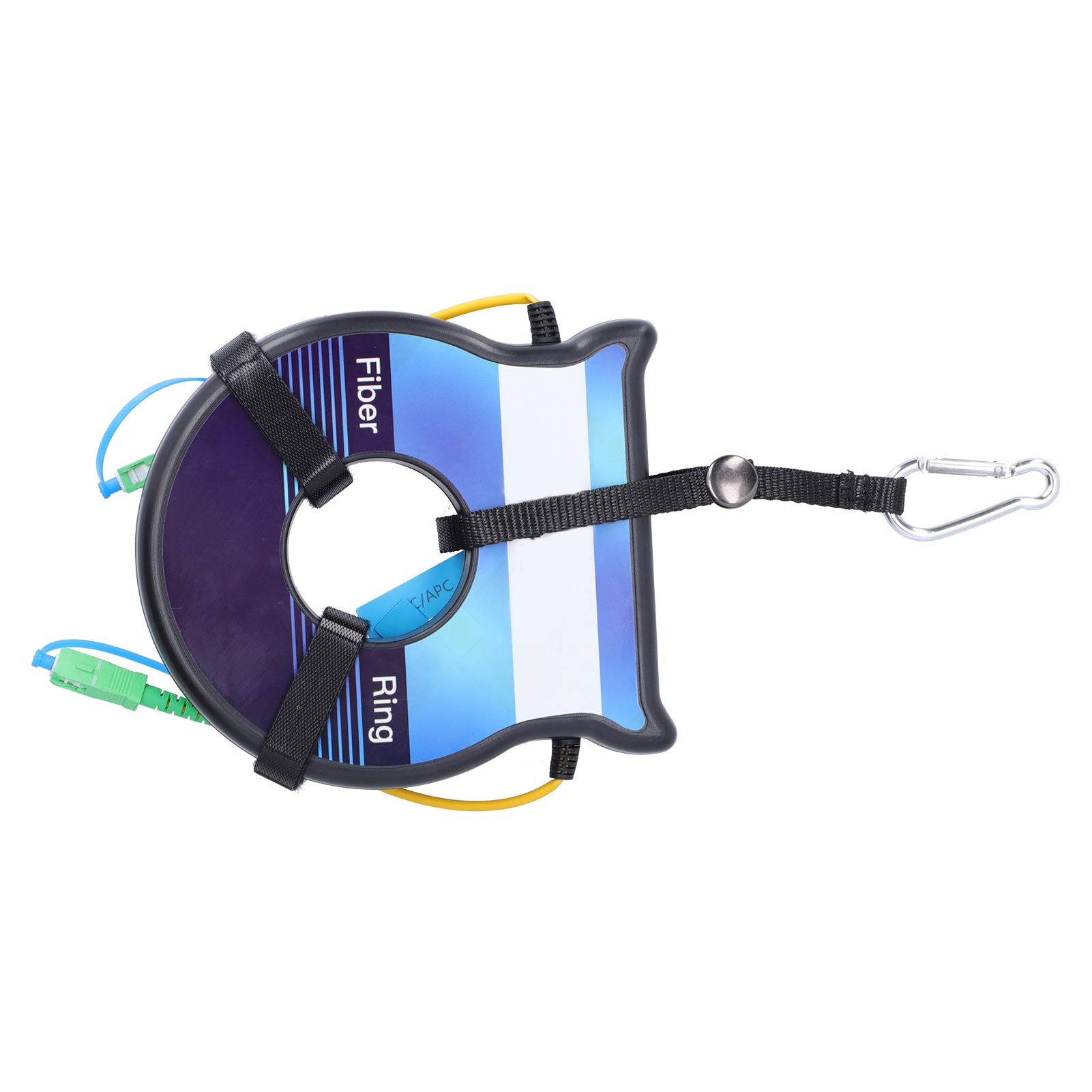 Caja de cable de lanzamiento OTDR de 3280.8 pies, SC para cable de prueba de fibra monomodo, caja de extensión OTDR con estuche resistente para calibración e instalación en campo
