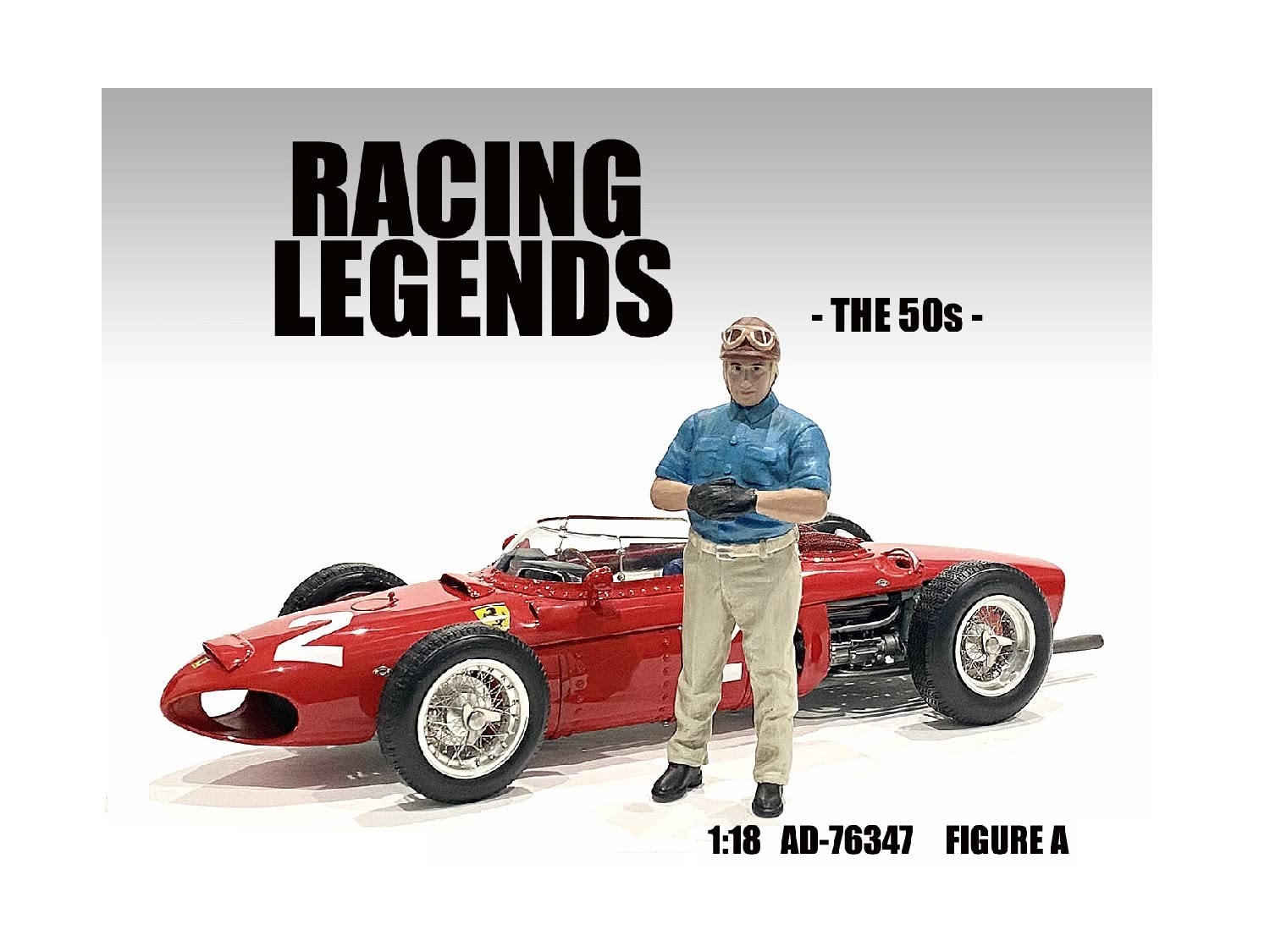 Amazon.com: American Diorama Racing Legend 1950s Theme (Figure A