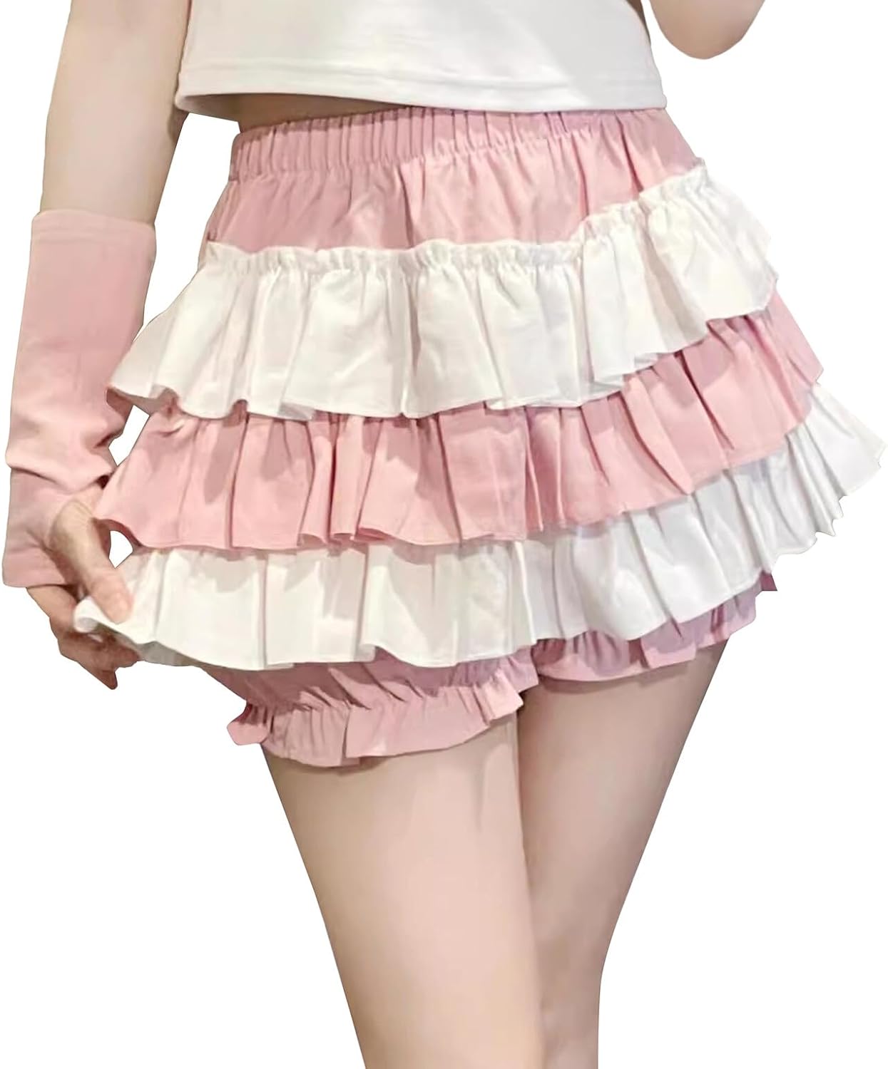 Amazon | [ZYOOFOV] ペチパンツ 可愛い フリル レディース 多層