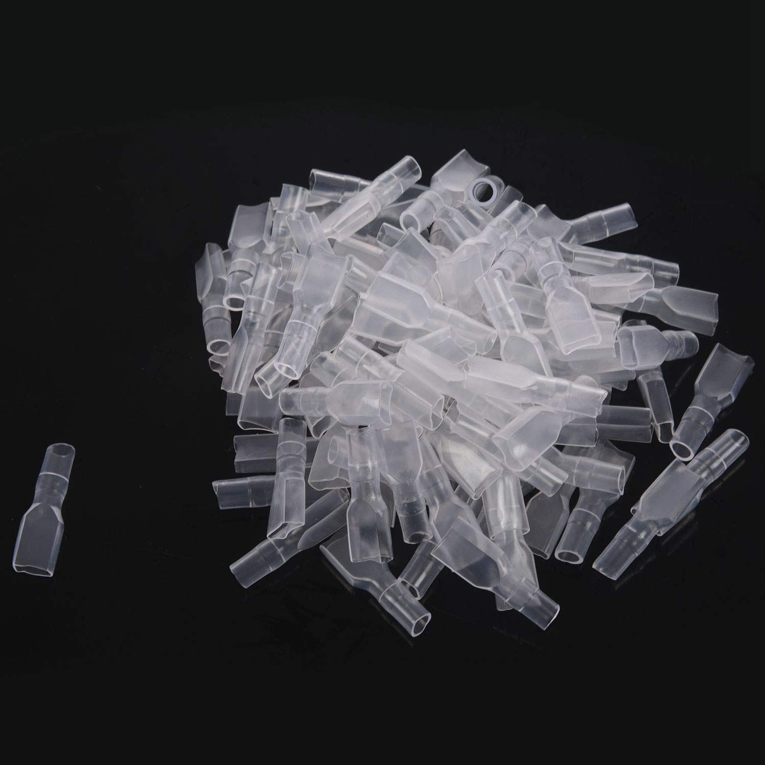 Spade Terminal Vinyl Insulated #8 Blue 16-14 Gauge-25PK