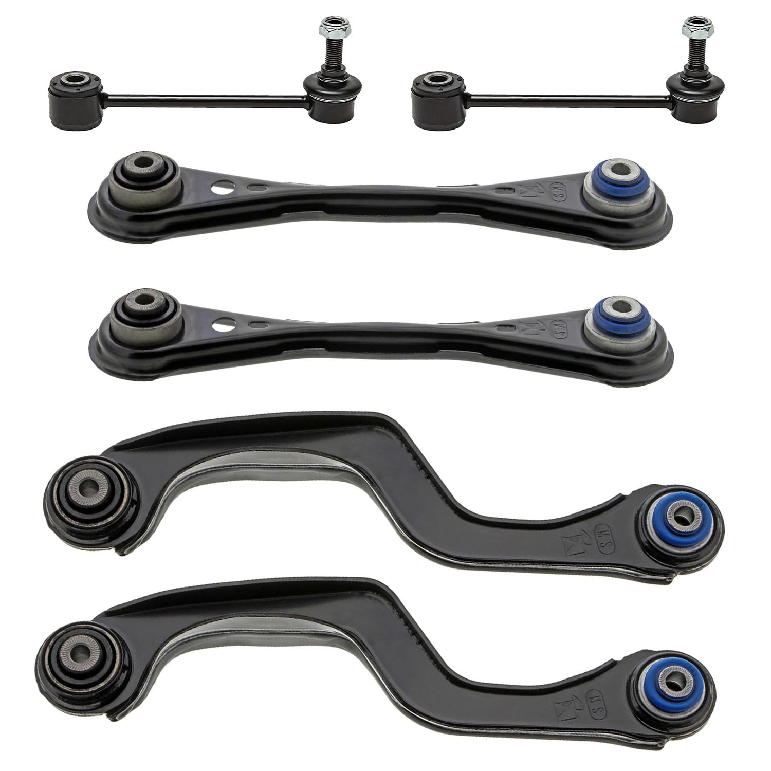 Detroit Axle - 6pc Rear Lateral Arms Kit for Chevrolet Blazer Traverse