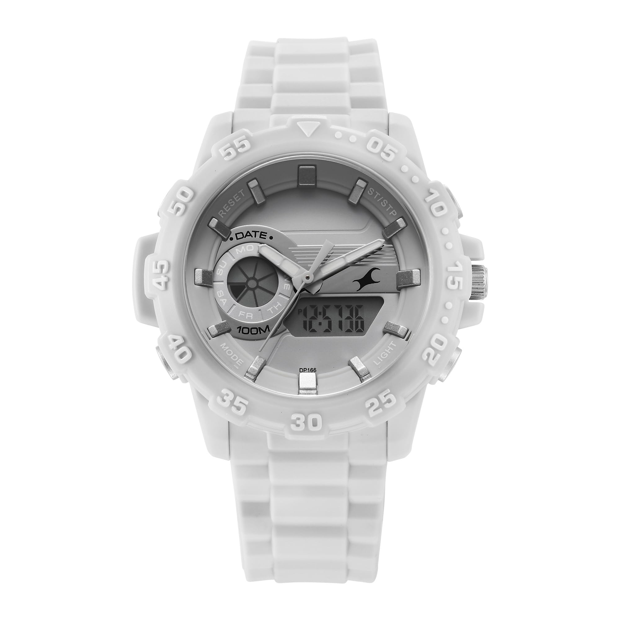 Fastrack Street line Quartz Analog Digital Grey Dial Silicone Strap Watch for Girls-68029PP02 (B0C9MT441X) Amazon Price History, Amazon Price Tracker