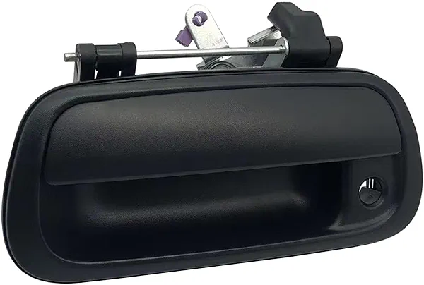 HONGFULY Tailgate Handle Liftgate Latch with Keyhole Compatible with 2000-2006 Toyota Tundra, Replaces# 69090-0C010 69090-0C030-C0