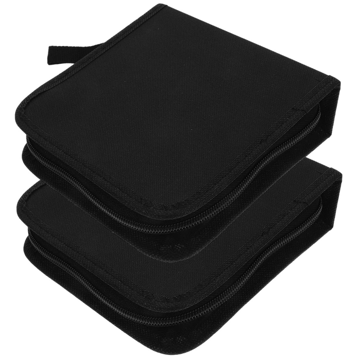 Cabilock 5 Set Custodia Portatile Per Dvd Da Organizer Protettivo Con Cerniera Per Viaggi Dvd Per Giochi Musica E Video Dischi Per Bagagli Compatti 2 Pezzi * 5