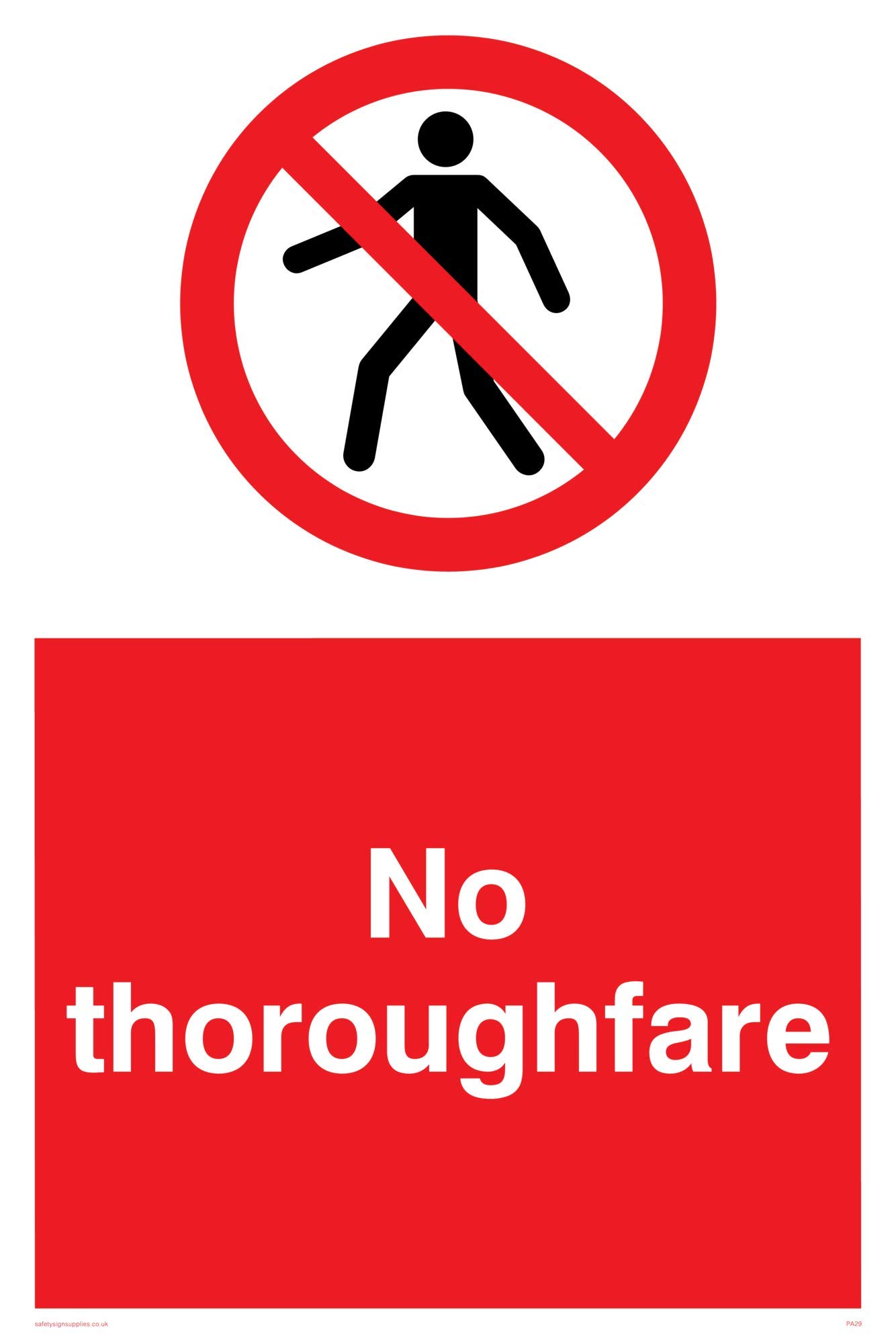 Viking Signs Schild „Soziale Distanzierung“ – Für Einzelhandel & Unternehmen, Starker 3mm Kunststoff, Englischer Text