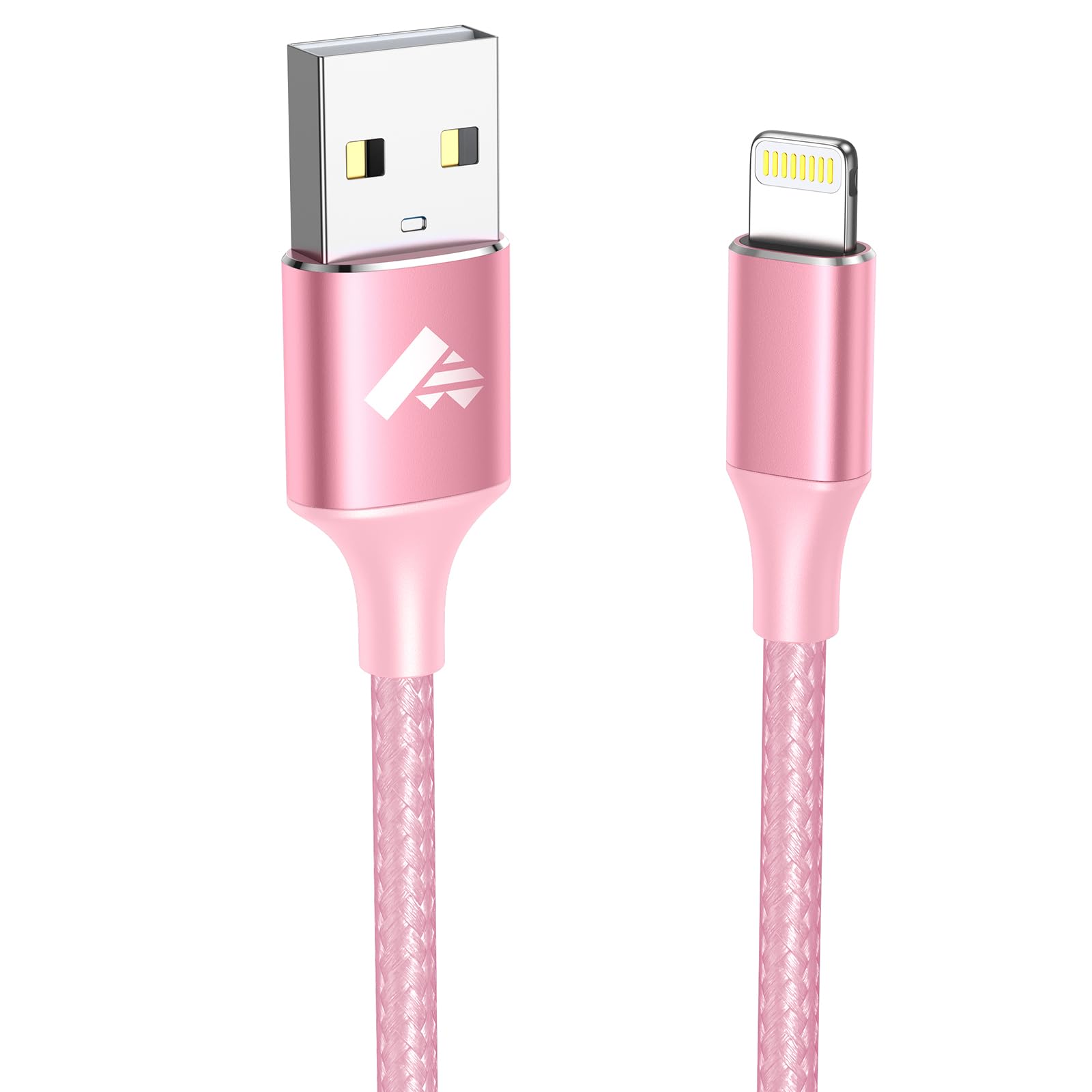 Aioneus iPhone Ladekabel, Lightning Kabel 2M iPhone Schnellladekabel MFi Zertifiziert iPhone Kabel Nylon USB Lightning Kabel für iPhone 14 13 12 11 Pro Max Mini XS XR X 8 7 6 6s Plus 5 SE 2020,iPad