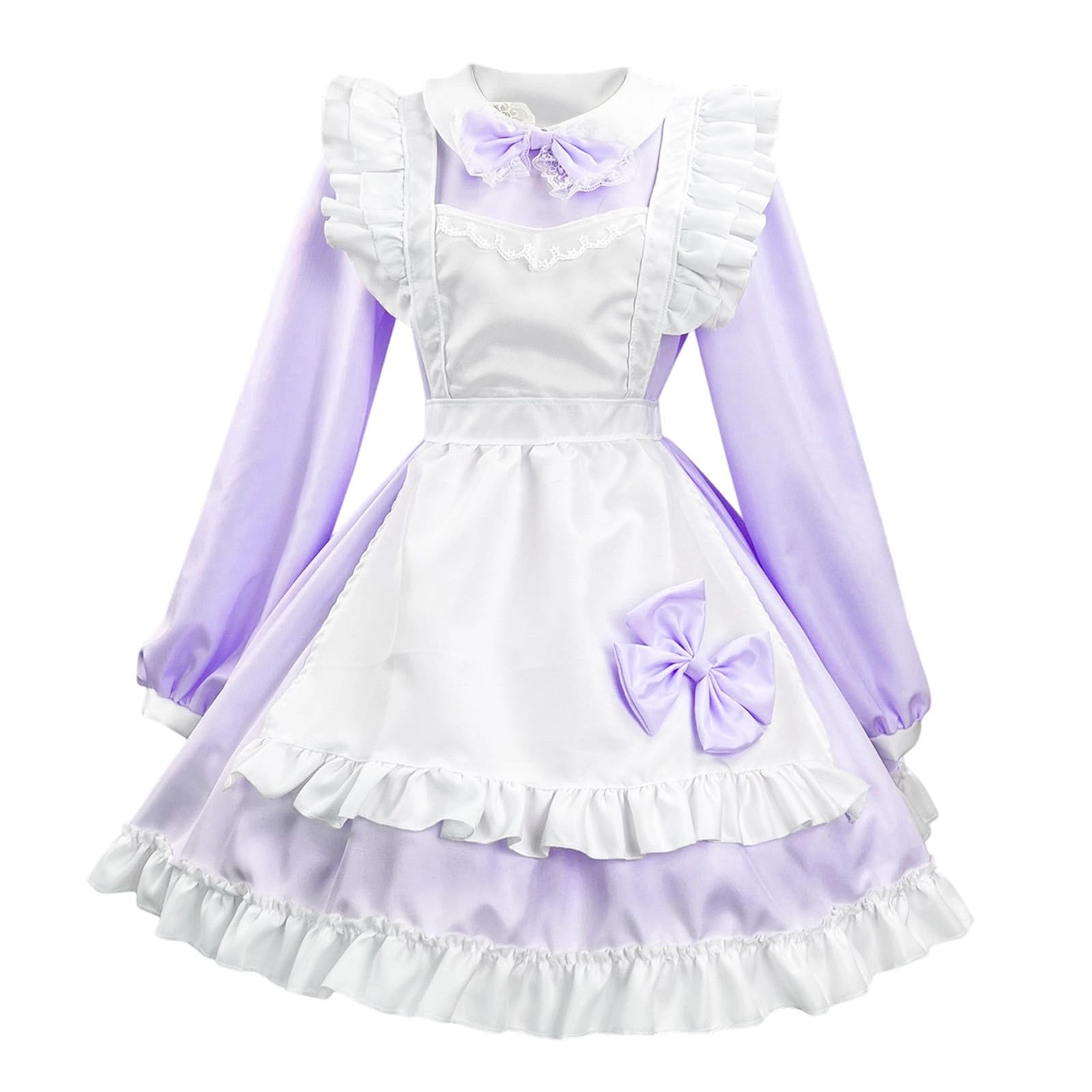 Genérico Disfraces de cosplay, trajes elegantes, trajes góticos elegantes, vestidos oscuros, bonito traje de manga larga para representaciones