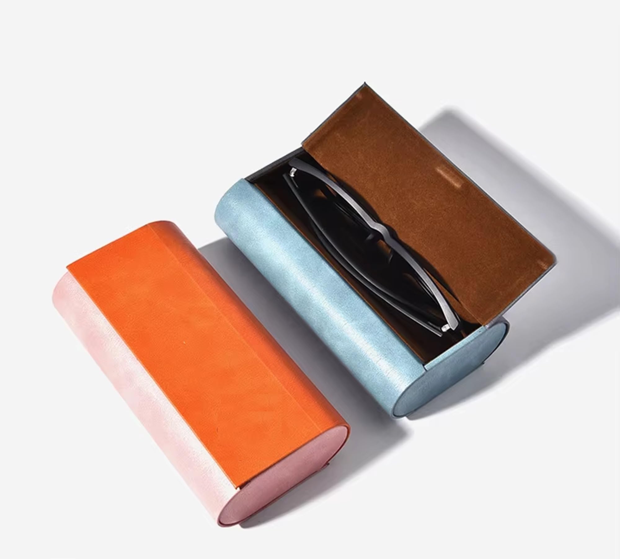 AUGEN 2 in 1 Eyeglass and Sunglasses Case Goggles Case for Man and Women (Orange & Pink) - Image 4 thumbnail