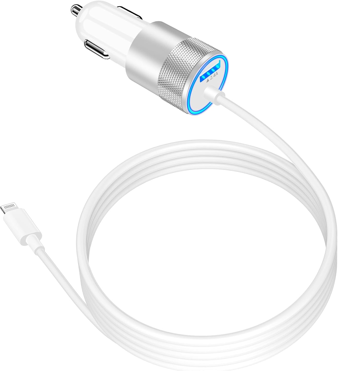 [Apple MFi Certified] iPhone Car Charger Fast Charging
