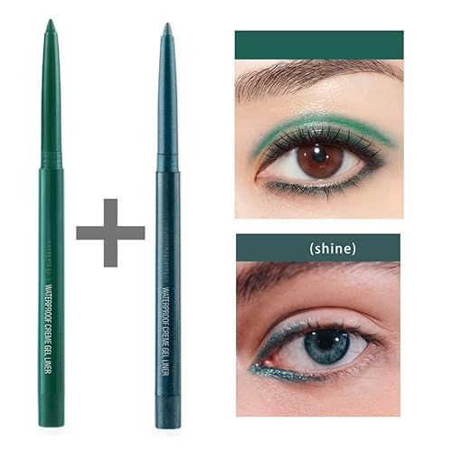 Miniatura 9 de Lápiz delineador de ojos retráctil delineador de ojos pigmentado cremoso a prueba de manchas lápiz delineador de ojos Shimmer Black