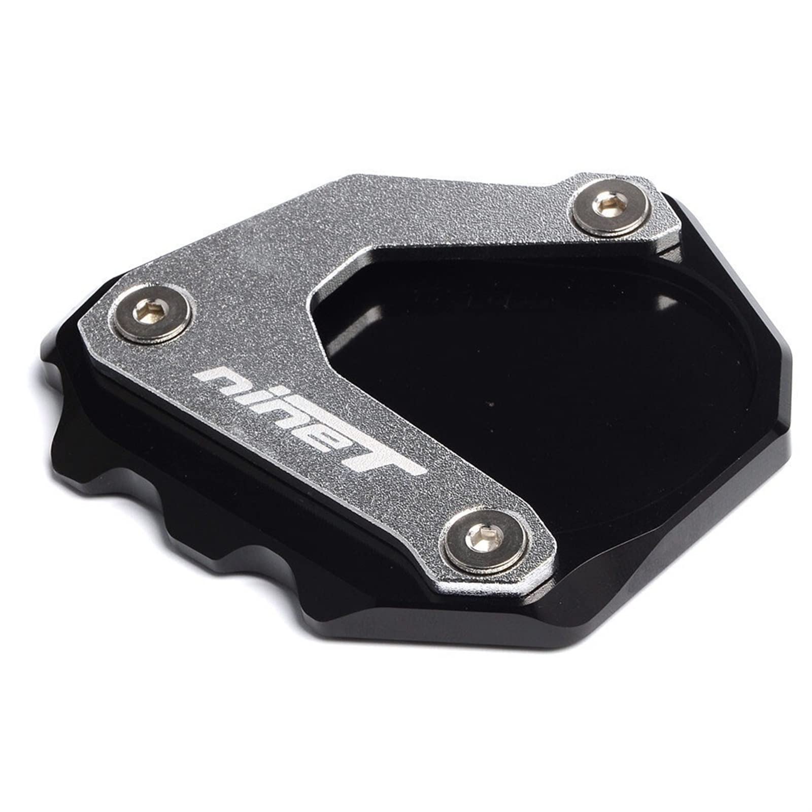 PAKMEZ Motorcycle Kickstand Fit For BMW R NineT RnineT RNINET 2014-2018 CNC Motorcycle Side Stand Enlarge Extension (Color : Black)