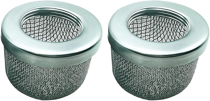 181-072 181072 Inlet Strainer Screen Filter for UltraMax 795 1095 1595 GMAX 3900 5900 Ultra 750 1000 1500 Airless Paint Sprayer Suction Hose with 1" NPT Thread Stainless Steel 2/Pack