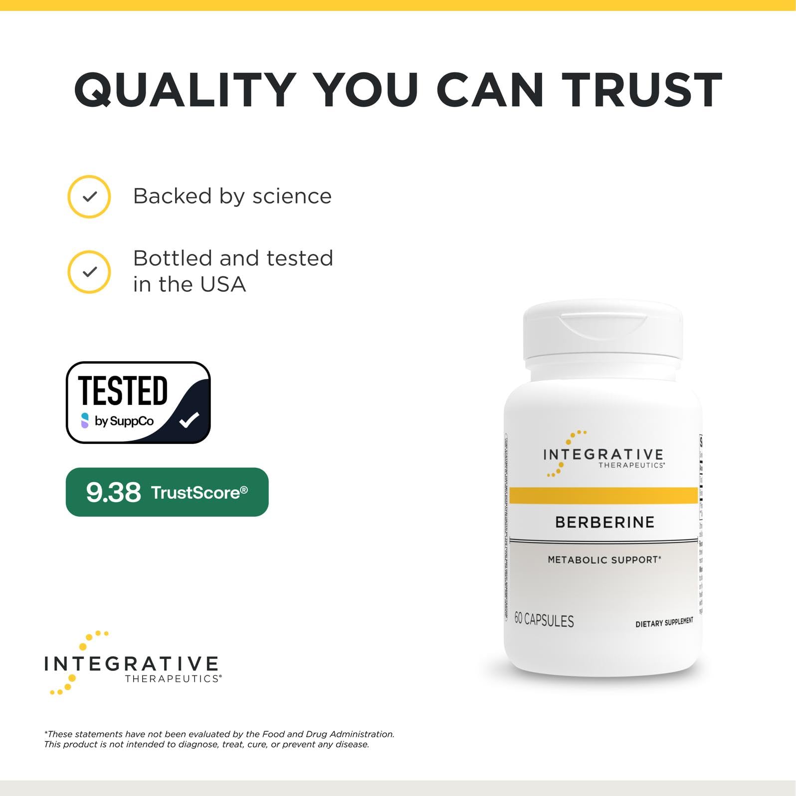 Integrative Therapeutics Berberine 1500mg Per Day, 60 Capsules — Amazon image 6