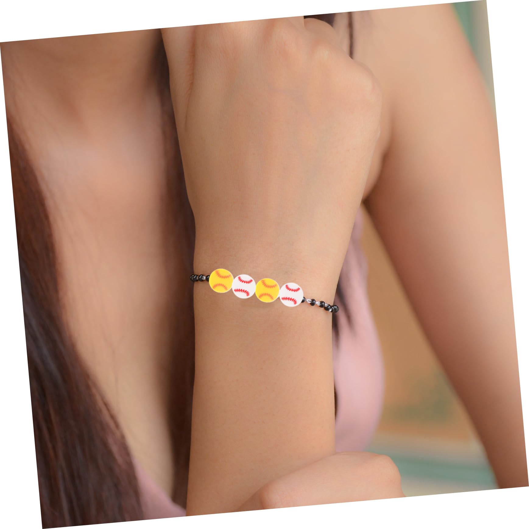 200 Perline Sport In Argilla Polimerica Per Creazione Gioielli Fai Da Te - Forma Palla, Multicolori, Sfuse Per Bracciali, Collane E Orecchini