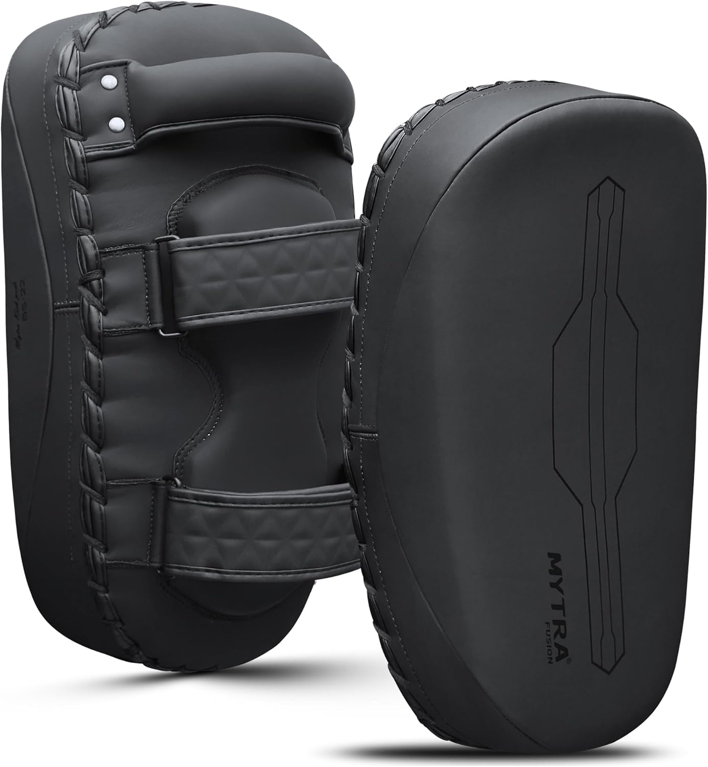 Mytra Fusion paos Muay Thai Curvo pao Muay Thai para Artes Marciales, Kickboxing, Taekwondo, Entrenamiento, paos Patadas Muay Thai Pads X 1 Unidad Individual