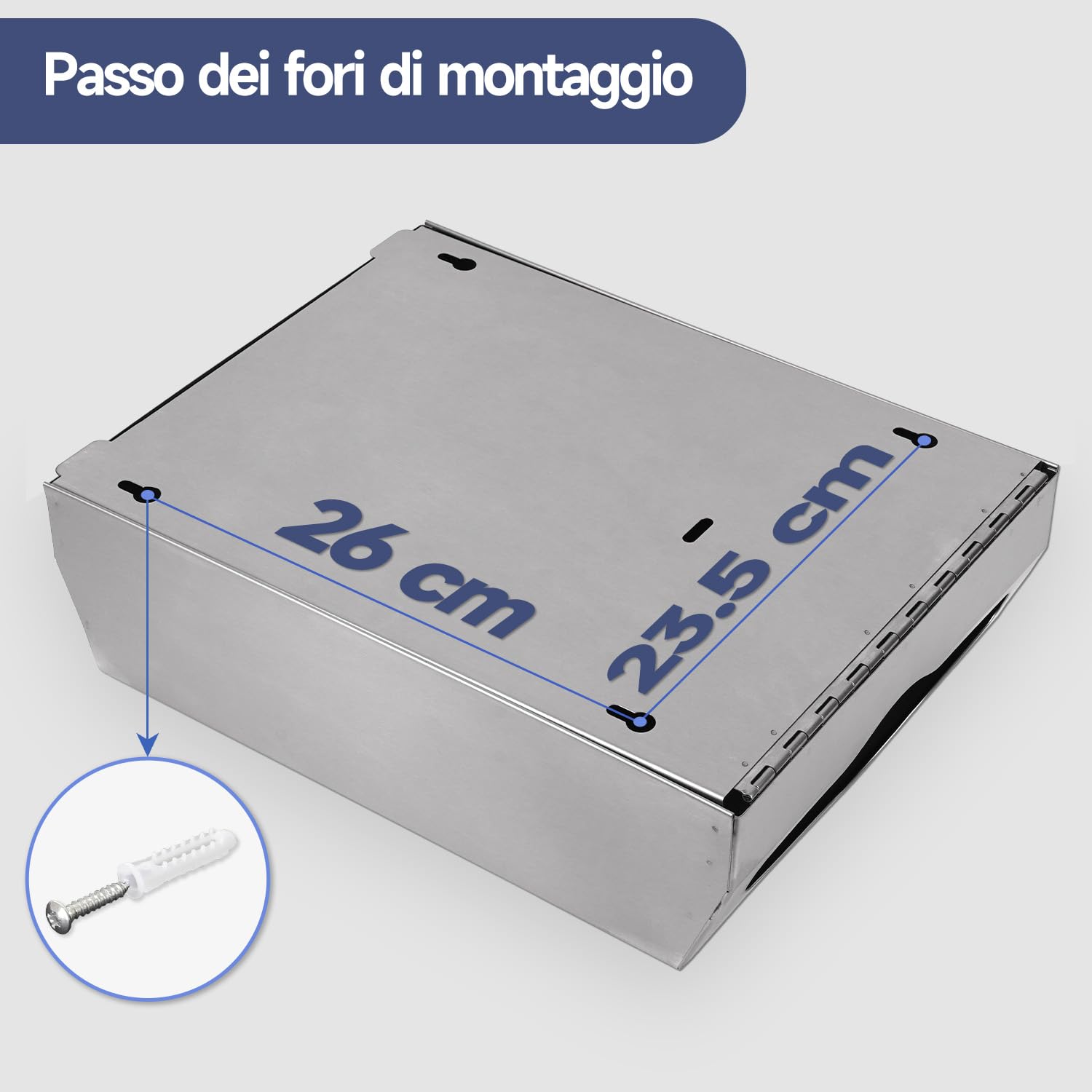 AIKE 400 Fogli Distributore di Asciugamani di Carta Commerciale in Acciaio Inox a Muro con Blocco AK5181 (H2 & Z-Fold Formato Carta Piegata 27 x 10 cm O Più Piccolo)